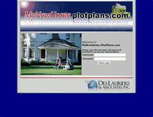 Tablet Screenshot of mynewhome.plotplans.com